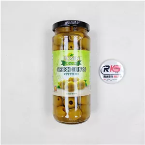 زیتون سبز بدون هسته حسین 345گرم Green olives
