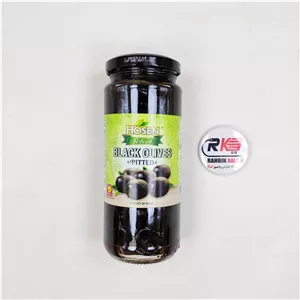 زیتون سیاه بدون هسته حسین 345گرم Green olives
