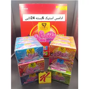 آدامس بادکنکی استیک 6 بسته 24 عددی