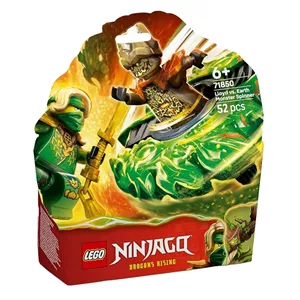 لگو 52 تکه سری نینجاگو مدل Lloyd vs. Earth Monster Spinner کد 71850