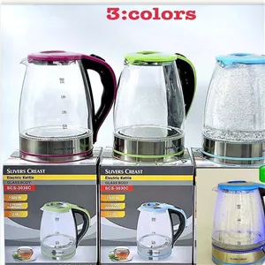 کتری برقی شیشه ای سیلور کرست مدل SCS3030C