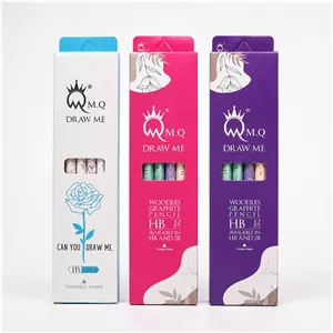 مداد مشکی پاکن دار برند ام کیو M.Q بسته 288 عددی