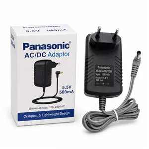 آداپتور نوک ریز 5.5 ولت 500 میلی آمپر برند پاناسونیک Panasonic