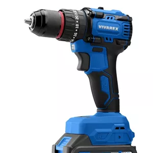 دریل چکشی شارژی ویوارکس مدل VR2010V-IBL 2 باتری 20 ولت 13 mm خودکار