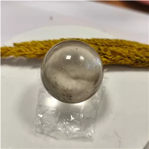 گوی سنگ کریستال کوارتز شفاف 33.99اصل معدنی کلکسیونی3سانت