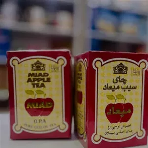 چای سیاه 450 گرم میعاد با طعم سیب