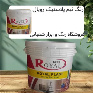 رنگ نیم پلاستیک گالن رویال ساندورا
