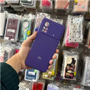 گارد POCOX4PRO.5G شیائومی مدل سیلیکونی رنگ بنفش