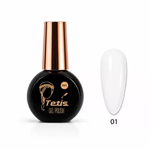لاک ژل سفید 30 میل تتیس Tetis - کد 1