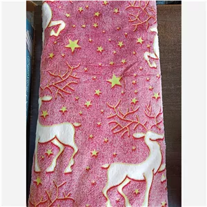 پتو مسافرتی شب نما یکنفره(طرح گوزن شاه دار)پس کرایه