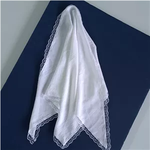 مینی اسکارف سه گوش نخی طرح کاج رنگبندی متنوع ابعاد 120 در 80