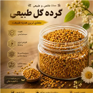 گرده گل طبیعی کوهستانی (نیم کیلویی)