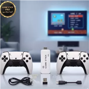 کنسول بازی گیم استیک پرو 4K (Game Stick Pro) دو دسته بیسیم + ارسال رایگان 20000 بازی