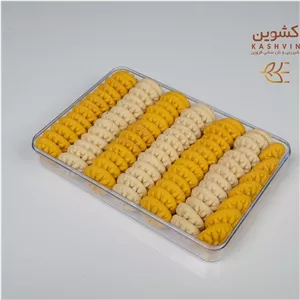 شیرینی برنجی دو رنگ 375 گرمی