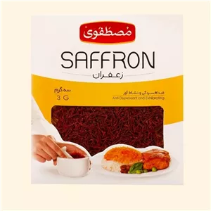 زعفران سرگل پاکتی 3 گرم مصطفوی