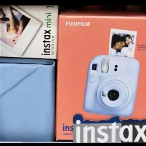 پک کمبو5 تیکه دوربین چاپ فوری Instax Mini 12 Camera 5-Piece Combo Pack blue