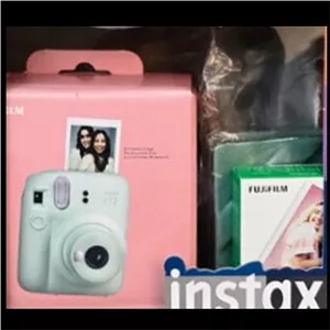پک کمبو5 تیکه دوربین چاپ فوری Instax Mini 12 Camera 5-Piece Combo Pack green