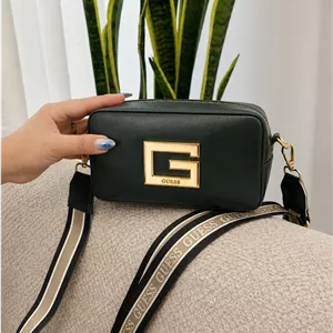کیف کلاچ و دوشی زنانه گس (Guess) سبز + فیلم