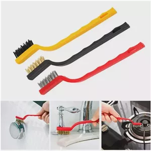 فرچه سیمی مسواکی بسته 3 عددی فرچه سیمی گاز
