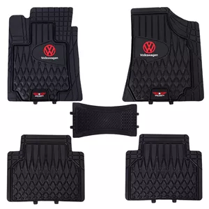 کفپوش خودرو لاستیکی 5 تکه ماهوت مدل Universal-Volkswagen