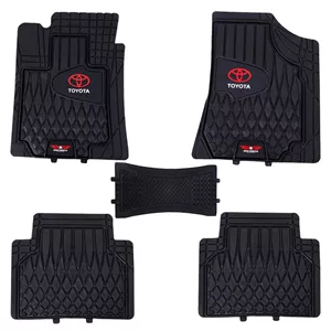کفپوش خودرو لاستیکی 5 تکه ماهوت مدل Universal-TOYOTA