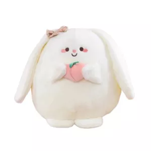 عروسک مدل خرگوش هلو به دست ارتفاع 47 سانتی متر