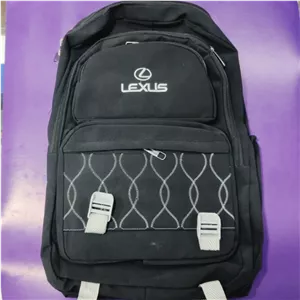 کوله پشتی طرح LEXUS مدل کلاسیک مشکی
