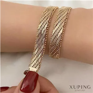 دستبند جلفایی آبکاری طلا ژوپینگ