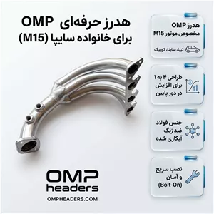 هدرز M15 برای خودروهای تیبا وساینا و کوئیک 