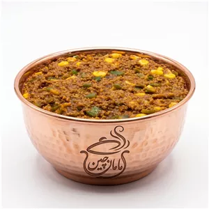مایه ماکارونی با قارچ و فلفل دلمه ای و ذرت