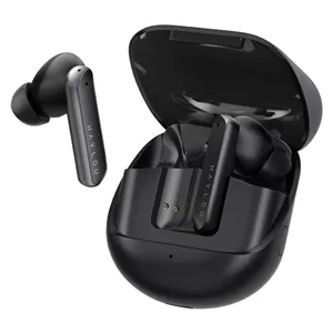 هدفون بلوتوثی هایلو مدل X1 Pro با نویز کنسلینگ فعال ANC، درگاه شارژ USB Type-C، دارای سه میکروفون در هر ایرباد، مقاوم...