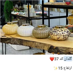 گلدان بلور کد 37