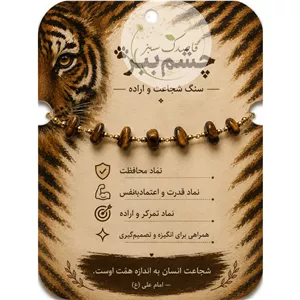 دستبند چشم ببر
