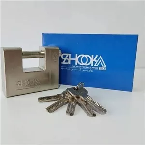 قفل کتابی روکشدار شوکا سایز100