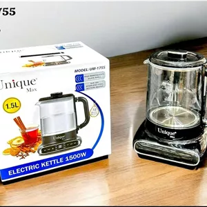 کتری برقی یونیک UM 1755 1.5 لیتر شیشه پیریکس