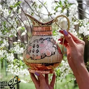 پارچ نقره کوب لب قو - هنر دست ایرانی با طراحی منحصر به فرد