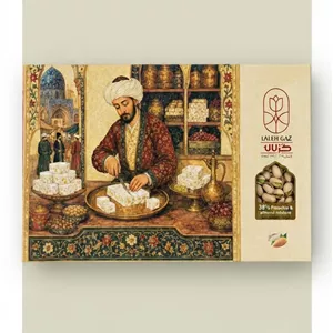 گز لقمه 10% بادام