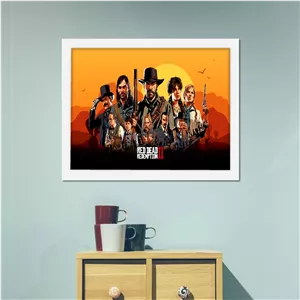تابلو پینکمن طرح بازی رد دد ردمپشن Red Dead Redemption (5) 2 Jm