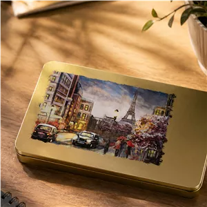 مداد رنگی 12 رنگ اسکای جعبه فلزی مدل Art Gold