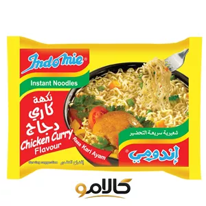 نودل اندومی طعم مرغ کاری 75 گرم Indomie Chicken 
