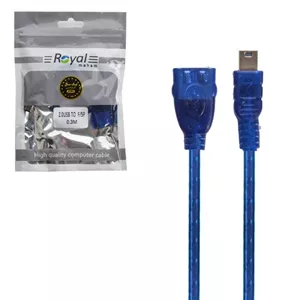 کابل دوربین 5 پین مادگی ذوزنقه ای USB2.0 To F 5P 0.3m رویال Royal