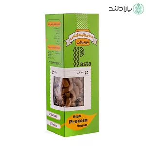 پاستا پروتئینه وگان مهدیافت - 350 گرمی (لوله ای ، پنه ، پیچی)