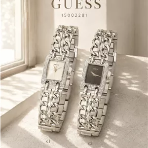 ساعت زنانه دورنگین مارک guess 15002281