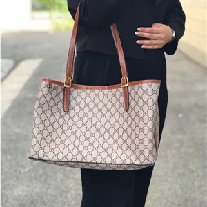 کیف زنانه دوشی گوچی طرح GG بزرگ وارداتی