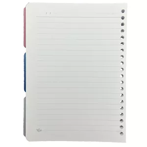 کاغذ کلاسور دوکادفتر مدل 20 حلقه کد 100-605 بسته 100 عددی