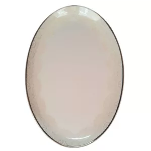دیس بیضی چینی صنایع چینی تقدیس کد 01، 30×21 سانتیمتر، مناسب سرو، قابل شستشو با دست و ماشین ظرفشویی، بسته 2 عددی همراه