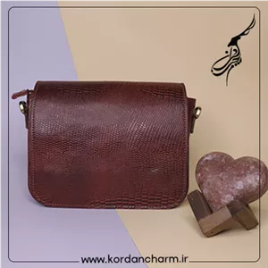 کیف دوشی زنانه چرم لیزارد مدل ماهوان