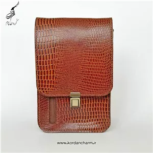 کیف دوشی چرم پارسا طرح لیزارد