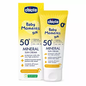 کرم ضد آفتاب مینرال کودک چیکو SPF 50+ حجم 75 میل اورجینال