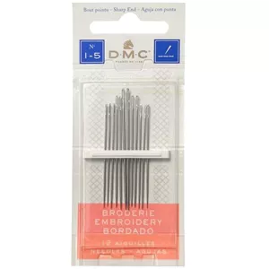 سوزن گلدوزی دمسه مدل DMC-R1 5 مجموعه 12 عددی